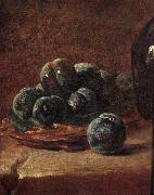 Jean Baptiste Simeon Chardin Details of Still life with plums Spain oil painting reproduction